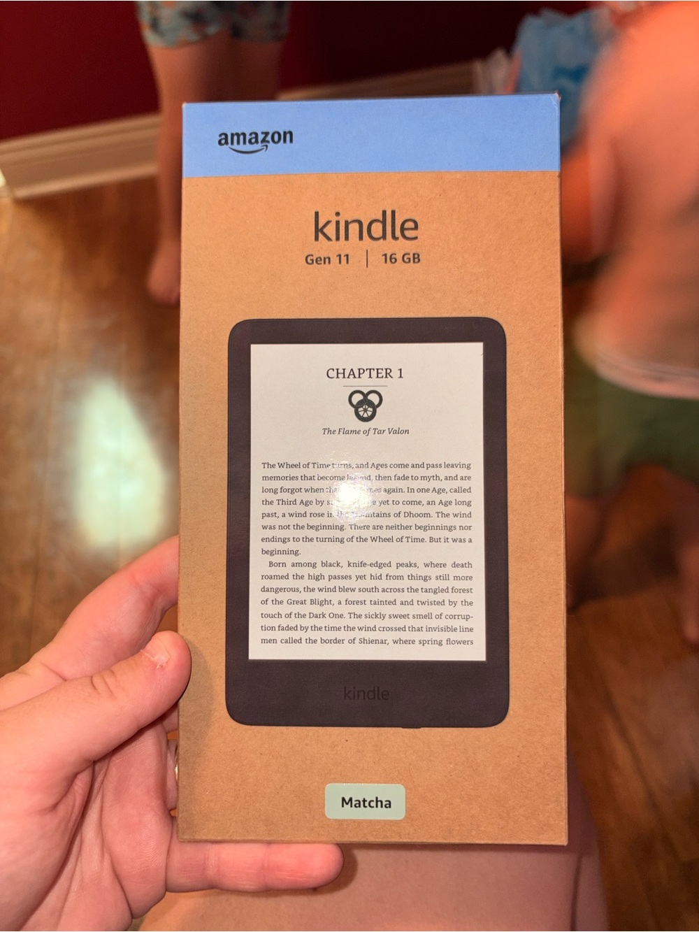 Amazon Kindle Gen 11 Matcha Green and Blue Accent - 16GB